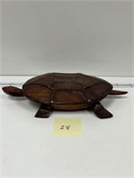 Carved Wooden Turtle