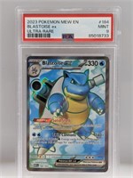 2023 Pokemon Mew en Blastoise ex Ultra Rare PSA 9