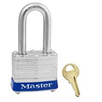 (1) Master Lock Keyed Padlock 3LFBLU
