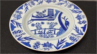 Vintage Flow Blue Style Plate 9"