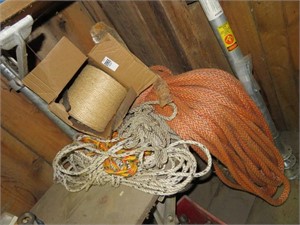 pile of rope & twine