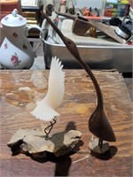 Two Bird Sculptures