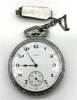 Elgin Pocket Watch 2” with ‘Lustern Sterling’