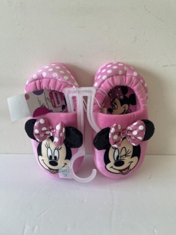 Disney junior Minnie Mouse slippers XL 11/12