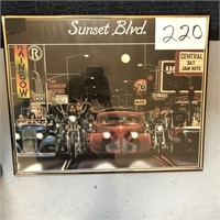 Sunset Boulevard Motorcycle / Hot Rod Picture