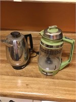 Two vintage coffee pots