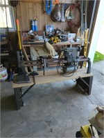 Shop Smith roll around lathe table saw combo