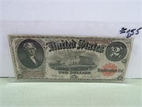 1917 Series $2 US RED SEAL NOTE – VG