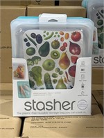 Stasher 12pc Half Gallon Self Tray