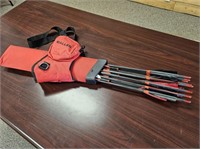 (12) 30" Arrows and Quiver (red)