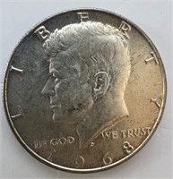 1968-D Kennedy Half 40% Silver