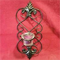 Metal Wall Mount Candleholder