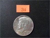 1967 40% Silver JFK Half Dollar= AU