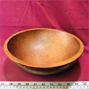 Vintage Wooden Bowl (Made In Canada)