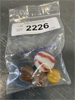 BAG OF ASSORTED SIZES MARBLES