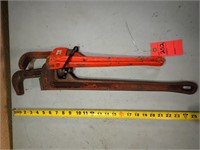 (2) Pipe Wrenches - Ridgid 24" & other