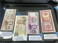 Uncirculated Foreign Currency.