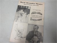 1953 ROYAL ALEXANDRA THEATRE PROGRAM