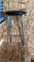 VINTAGE CHROME STOOL