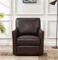 $780-Synergy Home Furnishings Leather Swivel Accen