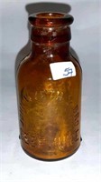 Antique medicine bottle 3 and 1/2 in tall