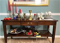 VINTAGE CHINA SETS, CANDLE STICKS AND MORE