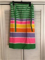 VINTAGE NOS BRIGGS STRIPED SKIRT SIZE 18