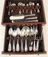 Group of Sterling & Coin Silver w/ Case