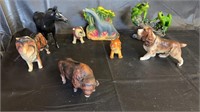 8 Various Animal Figurines