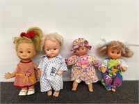 (4) VTG Dolls - Horsman Windup, Hong Kong