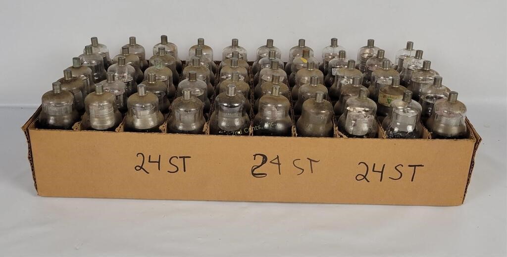 Box Of Type 24 Vacuum Tubes