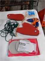 Thermogrip glue gun, glue sticks. Scotch sliders,