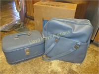 2pc Vintage Luggage