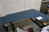 modern work table with right run-off