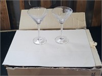 Smirnoff Twist Holiday Martini Glasses