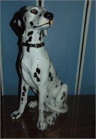 Dalmation Dog 29" H (see where ear has been