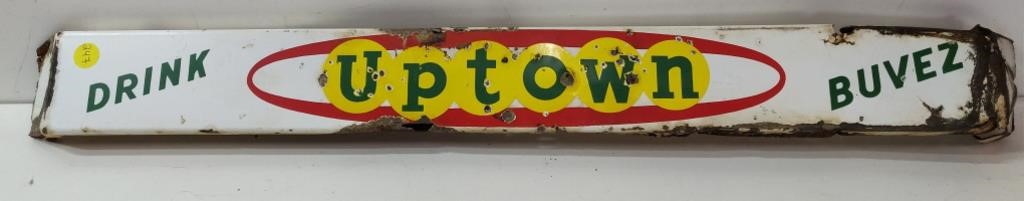 Vintage Drink Uptown Sign