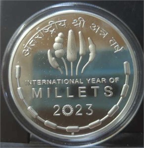Millets 2023 coin India 75 rupees