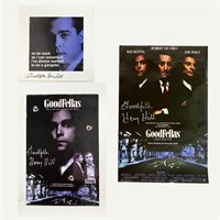 Henry Hill Goodfellas Autographed Posters Lot of 3