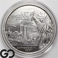 1oz Silver Bullion Round, September 11, 2001