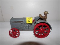 McCormick Deering Cast Iron Tractor w/Man