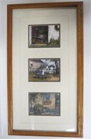 Framed Triple Garden Pictures by Humphries
