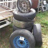 Qty Various 5 Stud Ford Wheels/Tyres