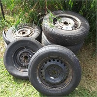 Qty of Various Holden 5 Stud Wheels/Tyres