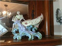 Large Art Nouveau German Figurine