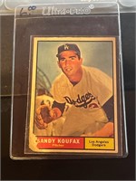 1961 Topps Baseball Sandy Koufax MLB CARD