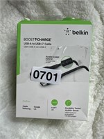 BELKIN USB TO USBC CABLE RETAIL $20