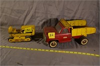 32: Tonka Dump Truck and loader