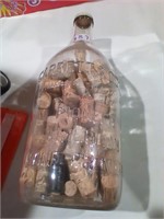 Garrett & Co. Inc. Wine bottle w corks