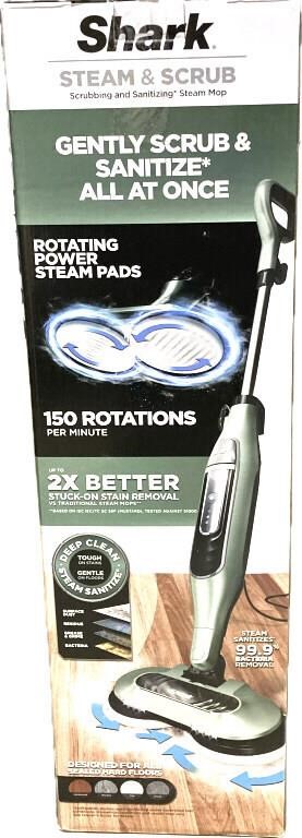 Shark Steam & Scrub Mop *pre-owned Tested In Box